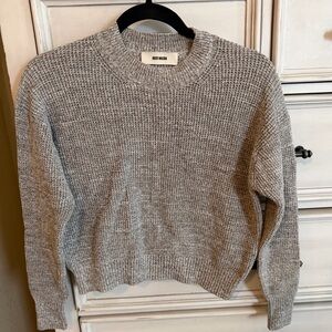 Buck Mason Heathered Gray Crew Neck Sweater